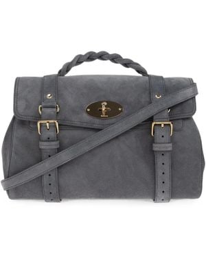 Mulberry Alexa Braided Tote Bag - Gray