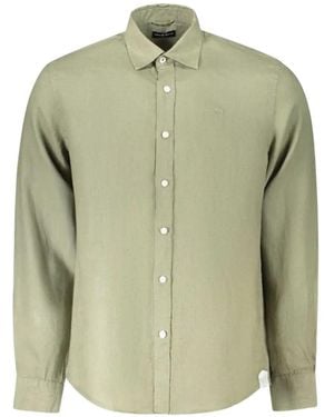North Sails Chemise En Lin À Manches Longues - Green