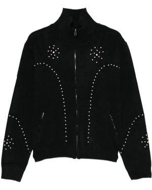 Bluemarble Cardigan mit Reißverschluss - Schwarz