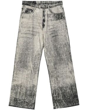 CAMPERLAB Distressed Straight-Jeans - Grey
