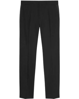 Versace Pants With Silk Details - Black