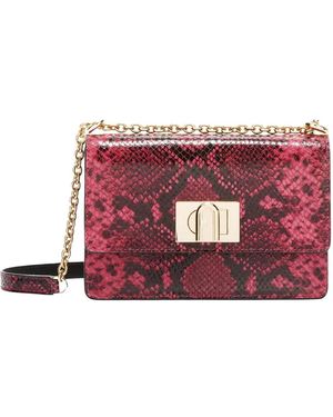 Furla Mini Sac À Bandoulière 1927 À Imprimé Animalier - Red