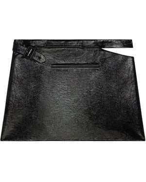 Courreges Vinyl Mini Skirt - Black
