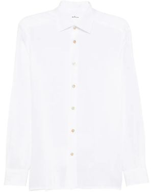 Kiton Long-Sleeve Shirt - White