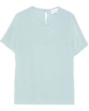 AROVESCIO Round-Neck T-Shirt - Blue