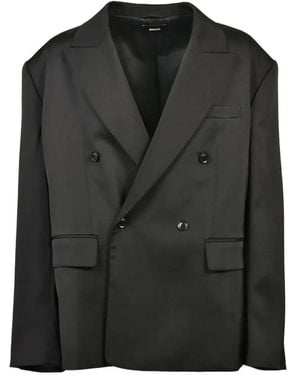 BREATH Veste De Costume Oversize À Boutonnière Croisée - Black