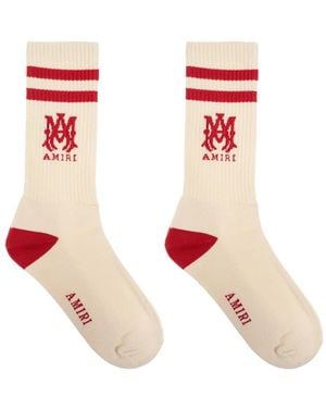 Amiri Ma Core Logo Socks - Pink