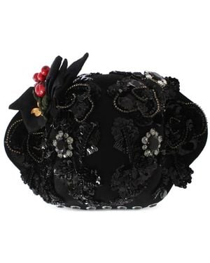 Dolce & Gabbana Cappello Con Decorazione - Nero