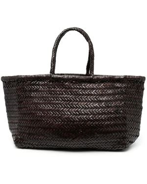 Dragon Diffusion Borsa Tote Triple Jump Intrecciata - Nero