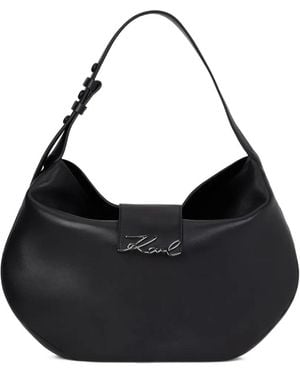 Karl Lagerfeld K/Signature ショルダーバッグ - ブラック