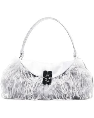 Ganni B-Kat Shoulder Bag - White