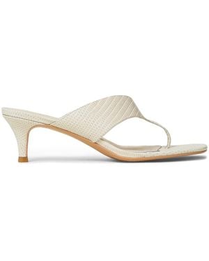 Twinset 60Mm Thong-Style Sandals - White