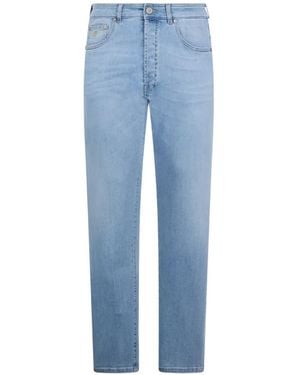 Moorer Five-Pocket Jeans - Blue