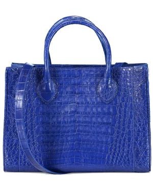 Angela Alvarez Roma Tote Bag - Blue