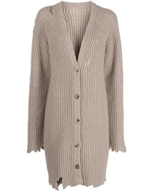 KHAITE Cardigan Con Effetto Vissuto The Rory - Multicolore