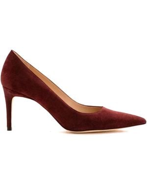 Stuart Weitzman Pumps mit spitzer Kappe 75mm - Braun