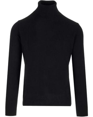 Al Duca d'Aosta Roll-Neck Cashmere Jumper - Blue
