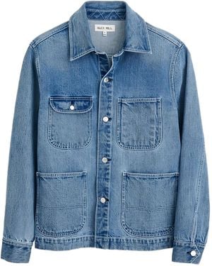 Alex Mill Giacca Denim Work Con Tasche - Blu