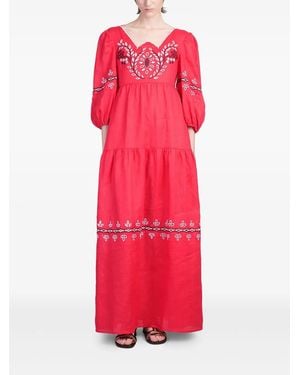 Holy Caftan Adalasia Maxikleid - Rot