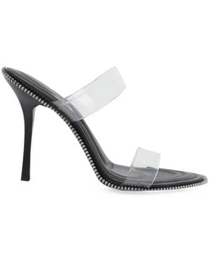 Alexander Wang Nova Transparent Sandals - White