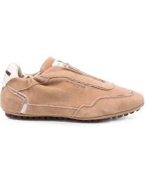 Alexander Smith River Suede Logo-Print Sneakers - Pink