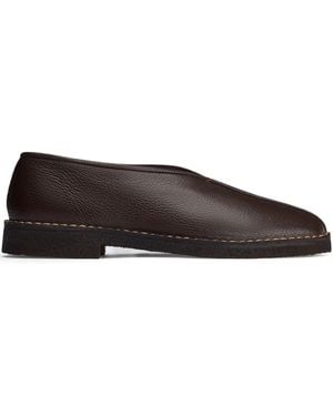 Lemaire パイピング ローファー - ブラウン