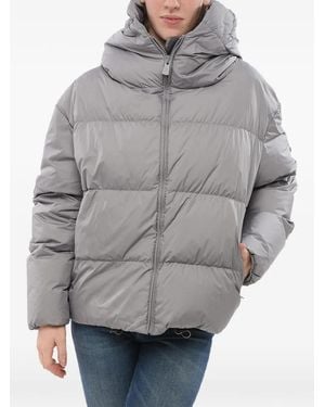 Bacon Hooded Puffer Jacket - Grey
