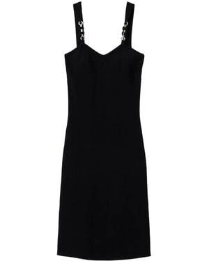 Twinset Jewel-Straps Knit Midi Dress - Black