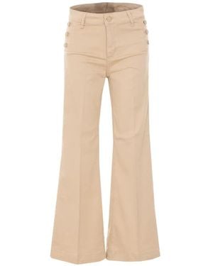 Liu Jo Jean Évasé À Logo - Natural