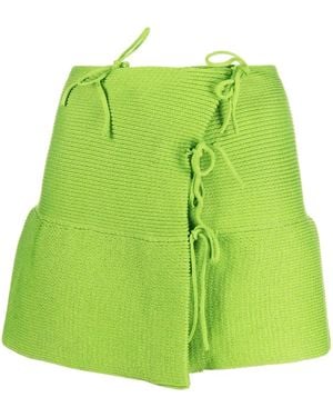 a. roege hove Gebreide Mini-Rok - Groen