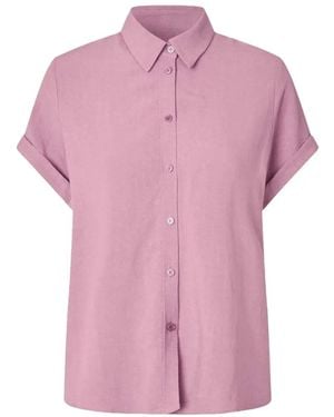 Samsøe & Samsøe Kurzärmeliges Samajana Hemd - Pink