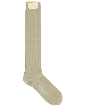 Fortela Knee-High Socks - White