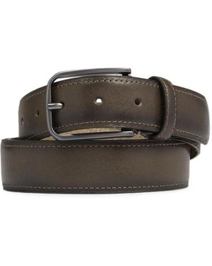 Piquadro Prong-Buckle Leather Belt - Brown