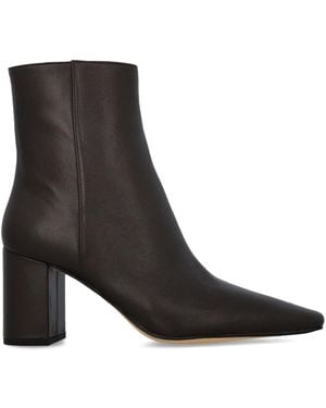 MICHAEL Michael Kors 75Mm Elise Leather Boots - Black
