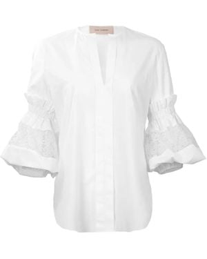 Silvia Tcherassi Nuru Lace Blouse - White