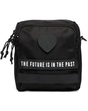 Human Made Bolso messenger con parche de corazón - Negro