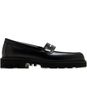 Collegium Leather Loafers - Black