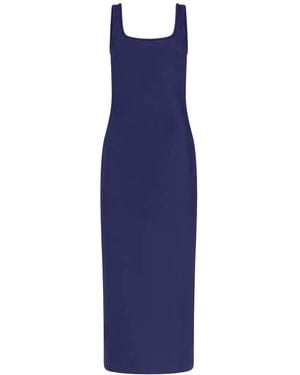 FFORME Kara Square-Neck Dress - Blue