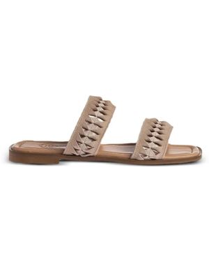 Marietta Chrousala Amaryllis Woven Sandals - White