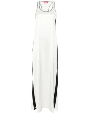 DIESEL D-Arlyn Satin Maxi Dress - White