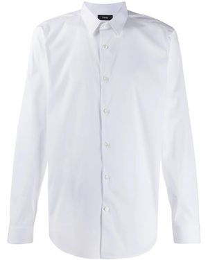 Theory Camicia A Maniche Lunghe - Bianco