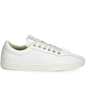 Stepney Workers Club Surma Leather Paneled Sneakers - White