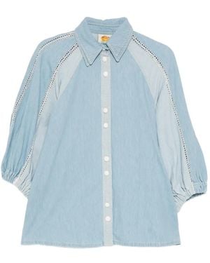 FARM Rio Bicolor Shirt - Blue