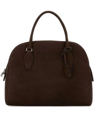 The Row India Zip Tote Bag - Brown