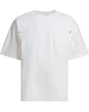 Kapital Pocketed Panelled T-shirt - White