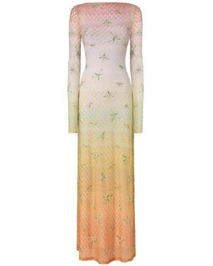 Missoni Embroidered Beach Dress - White