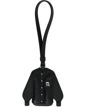 KARL LAGERFELD Ikon Shirt Charm - Black