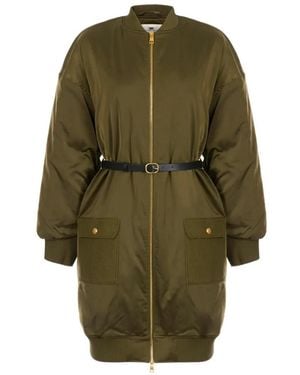 Elisabetta Franchi Down Jacket - Green