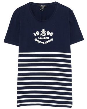 Ralph Lauren Striped T-Shirt - Blue