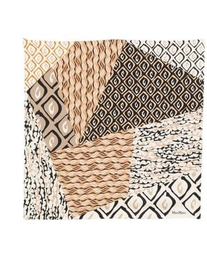 Max Mara Carre Printed Foulard - Multicolour